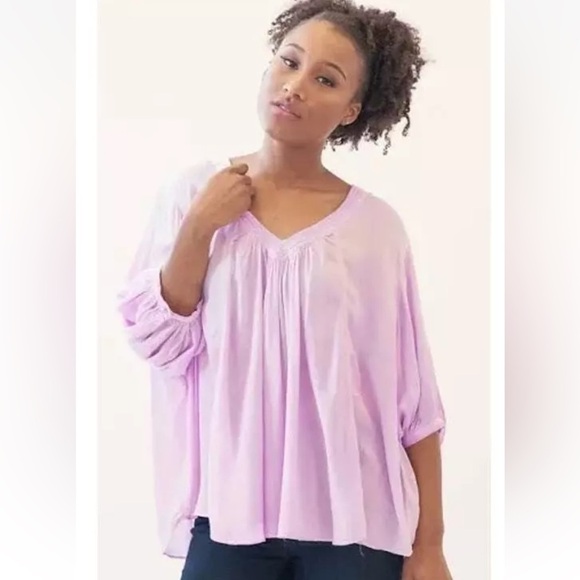 Free People Lavender Women's Catch Me If You Can Tunic, Size M - Picture 1 of 9